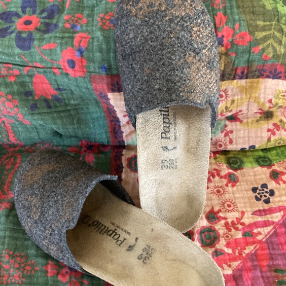 Birkenstock Papillio wool clogs sz 39 - Picture 3 of 3